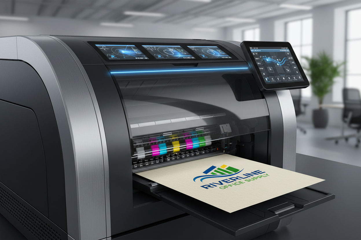 Advance high tech printer printing my real logo
