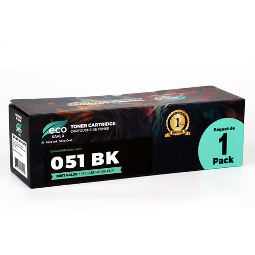 Canon 051 Compatible Black Toner Cartridge 2168C001 - Eco Saver